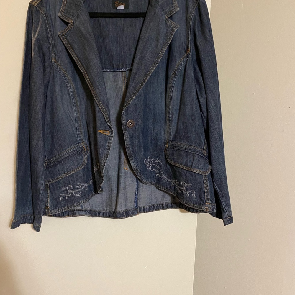 Riders by Lee Blue Blazer Classic Suit Jacket